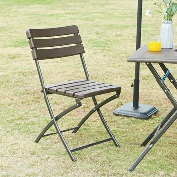 Klapstoel Lillestrøm set van 2 tuinstoelen 81x46x58 cm houtl, Tuin en Terras, Verzenden, Nieuw