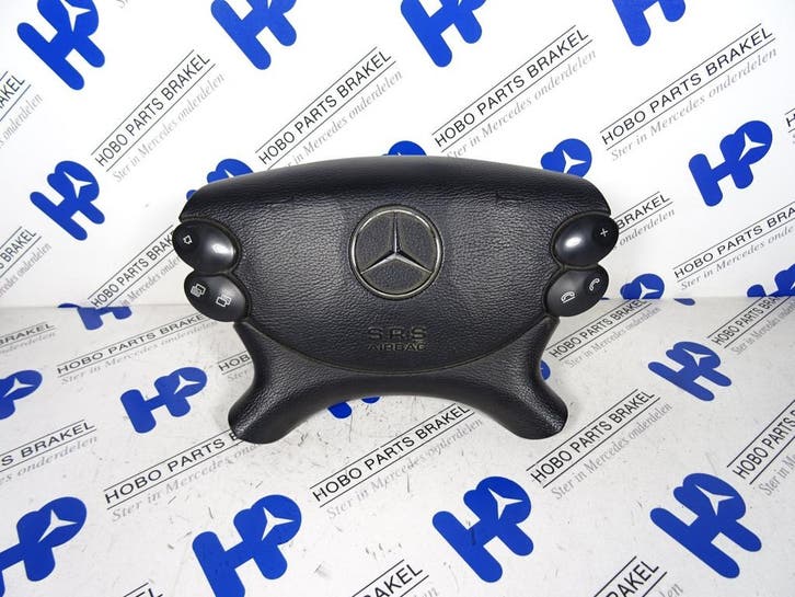Airbag stuur E-klasse w211 / CLS-klasse w219 zwart, Auto-onderdelen, Interieur en Bekleding, Gebruikt, 3 maanden garantie, Mercedes-Benz
