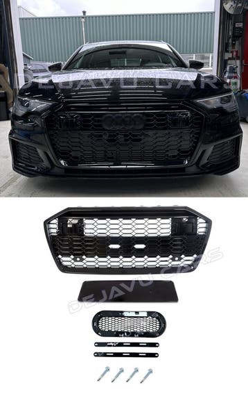 RS6 Look Front Grill voor Audi A6 C8 / S line, Ophalen of Verzenden