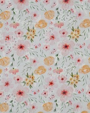 Broderie Katoen Bloemen Wit, Hobby en Vrije tijd, Stoffen en Lappen, Nieuw, Wit