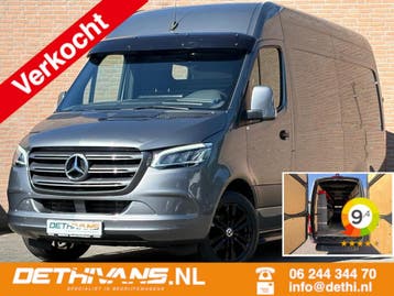 Zakelijke Lease |  Mercedes-Benz Sprinter 315CDI 150PK L2H2, Stof, Gebruikt, Zwart, Mercedes-Benz