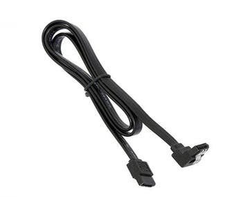SATA 3 kabel 180/90 50cm Zwart met Clip, Computers en Software, Harde schijven, Ophalen of Verzenden, Nieuw