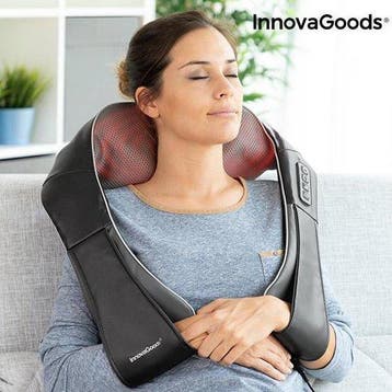 2dekans | InnovaGoods Massaki - Shiatsu - Massageapparaat -, Ophalen of Verzenden, Zo goed als nieuw