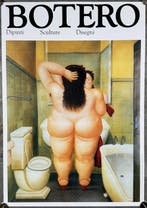 Fernando Botero (after) - Il Bagno, Antiek en Kunst