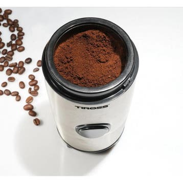 TIROSS Elektrische koffiemolen 150 W met rvs messen, 50 g..., Ophalen of Verzenden, Nieuw