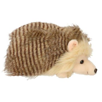Egel knuffel - zachte pluche - bruin - 23 cm, Verzenden, Nieuw