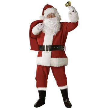 Malatec Kerstman Kostuumset - Professioneel en Compleet v..., Ophalen of Verzenden, Nieuw