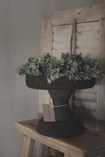 Namaak groene krans Salvia 26 cm, Huis en Inrichting, Woonaccessoires | Kransen, Ophalen of Verzenden, Nieuw