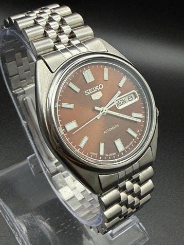Seiko - Seiko 5 Automatic Day-Date - Zonder minimumprijs -