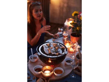Barbecook Joya - Tafel BBQ Houtskool - Incl. set van 4 BBQ, Verzenden, Zo goed als nieuw
