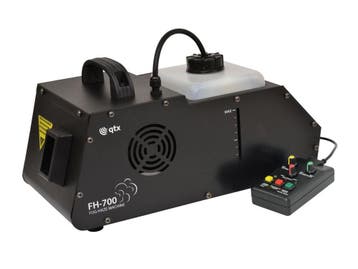 QTX FH-700 Mini Fog-hazer 700W Met Regelbare Ventilator En, Verzenden, Nieuw, Laser