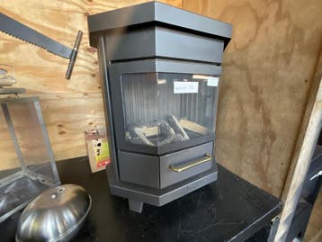 Online veiling: Moderne, houtkachel, Huis en Inrichting, Nieuw
