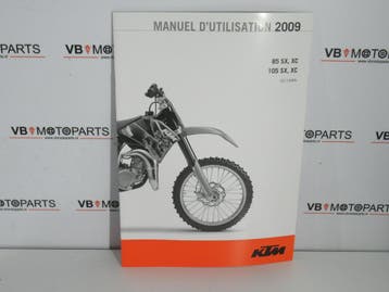 KTM 85 105 SX XC Manuel dutilisation, Ophalen of Verzenden, Nieuw