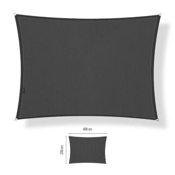 Schaduwdoek 2x4 rechthoek Carbon grey, Ophalen of Verzenden, Nieuw