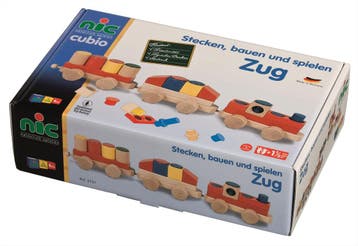 nic houten treinenset speelgoed - k van €97,50 voor €48,75, Ophalen of Verzenden, Nieuw