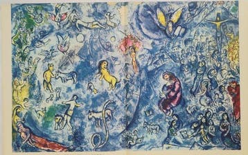 Marc Chagall (1887-1985), after - Lithographie offset -