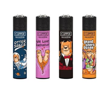 Clipper aansteker - Otter - CP11 (4 stuks), Verzenden, Nieuw