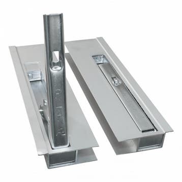 Novio Zijbordsluiting ,  aluminium met stalen handgreep, Auto diversen, Ophalen of Verzenden, Nieuw