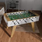 Tafelvoetbaltafel / Voetbaltafel - Incl. Accessoires - Wit, Verzenden, Nieuw