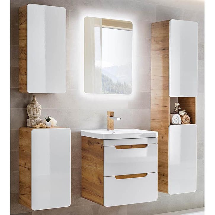 Badkamermeubel Miro 60CM (Badkamermeubels), Huis en Inrichting, Badkamer | Badkamermeubels, Nieuw, Ophalen of Verzenden