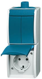 ABB Busch-Jaeger Ocean Combinatieschakelaar Stopcontact -, Verzenden, Nieuw, Overige typen