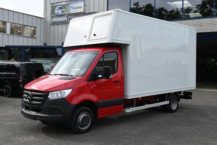 Zakelijke Lease |  Mercedes-Benz Sprinter 515 CDI L3 Bakwage, Auto's, Bestelauto's, Lease, Handgeschakeld, Financial lease, Rood