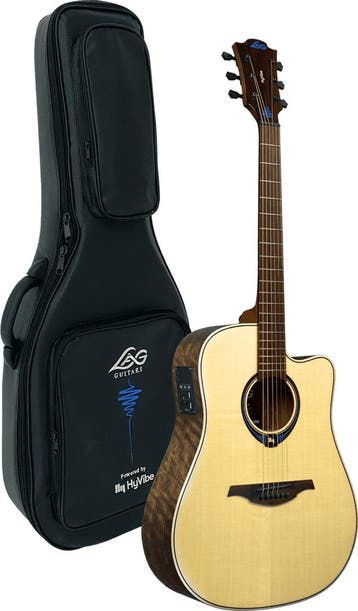 LAG Hyvibe 20 THV20DCE Dreadnought Cutaway Electro-akoestisc, Verzenden, Nieuw