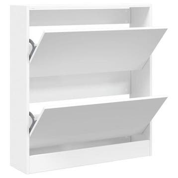 Schoenenkast wit 80cm | Retourdeal 82% Korting, Ophalen of Verzenden, Gebruikt, Modern
