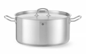 Kookpan Laag - Met Deksel, Hendi, Kitchen Line, 12L, 320x(h, Ophalen of Verzenden, Nieuw in verpakking