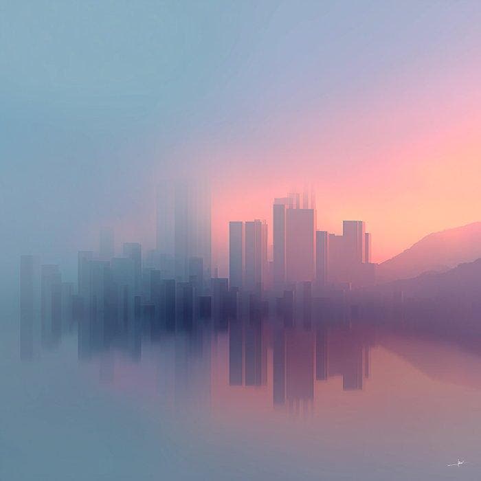 David Law - Skyline X, Antiek en Kunst, Kunst | Designobjecten