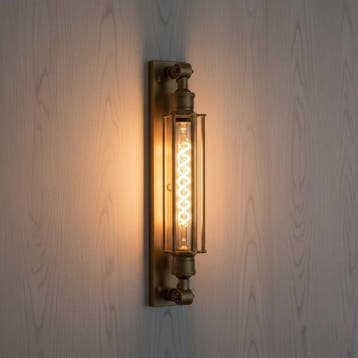 Muurlamp Astor Antiek Messing Binnenverlichting Wandlampen, Verzenden, Nieuw, Overige materialen
