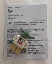 Lego Minifiguur - Star Wars - LEGO Star Wars I Love NY Yoda, Nieuw