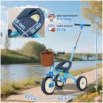 2-in-1 Kinderdriewieler met Duwstang en Mand, Fietsen en Brommers, Fietsen | Driewielers, Verzenden, Nieuw