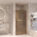 Nisdeur Set Sanivo Vigo Champagne Glas 80x200 Geborsteld, Ophalen of Verzenden, Nieuw, Chroom, Douche