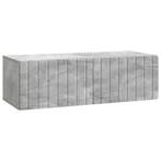 vidaXL Wandbeugel TV-kast Betongrijs 98 x 41 x 30 cm Bewerkt, Minder dan 50 cm, Verzenden, Nieuw, Minder dan 100 cm