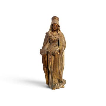 Figuur - Santa Catalina - 22 cm - Brons