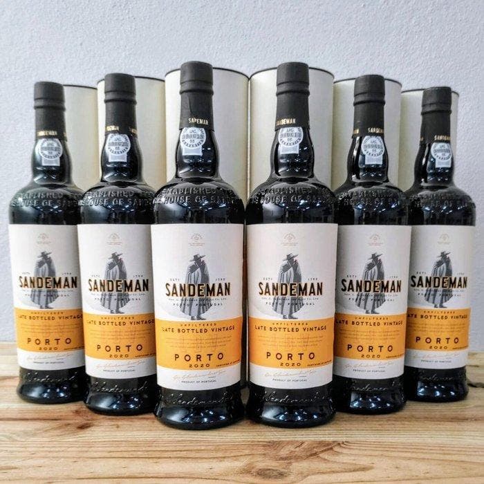 2020 Sandeman - Late Bottled Vintage Port - Douro - 6, Verzamelen, Wijnen