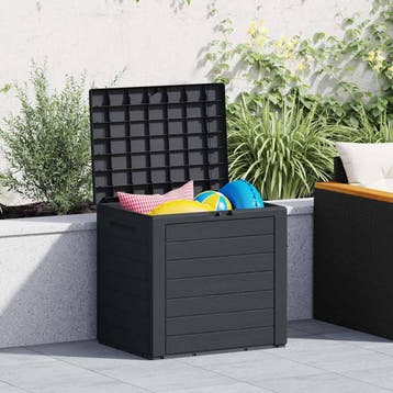 vidaXL Tuinbox 58,5x46x55 cm polypropeen antracietkleurig, Tuin en Terras, Verzenden, Nieuw