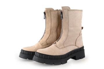 Nelson Laarzen in maat 42 Beige, Kleding | Dames, Hoge laarzen, Verzenden, Beige, Zo goed als nieuw