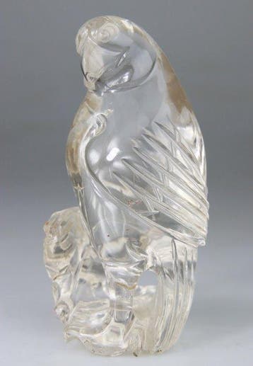 Beeldhouwkunst - Figuur - Feniks - Statuet - Kwartskristal -