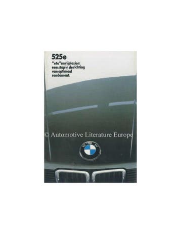 1983 BMW 5 SERIE BROCHURE NEDERLANDS, Nieuw, BMW, Author