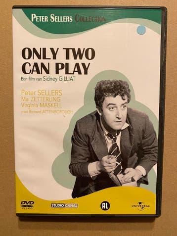 Klassieker - Comedy - Only Two can Play - Peter Sellers 1962, Cd's en Dvd's, Dvd's | Klassiekers, Ophalen of Verzenden, Zo goed als nieuw