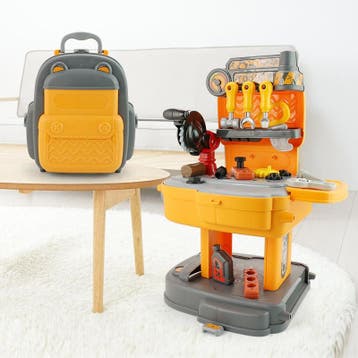 Werkbank Rugtas 31 delig (Gereedschap, Speelgoed), Ophalen of Verzenden, Nieuw