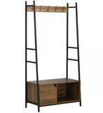 Kapstok met schoenenbank en opbergkast – multifunctioneel re, Huis en Inrichting, Woonaccessoires | Kapstokken, Verzenden, Nieuw