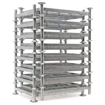 Gebruikte Mobiele stapelrack mobiele rack partij aanbieding, Zakelijke goederen, Kantoor en Winkelinrichting | Magazijn, Stelling en Opslag