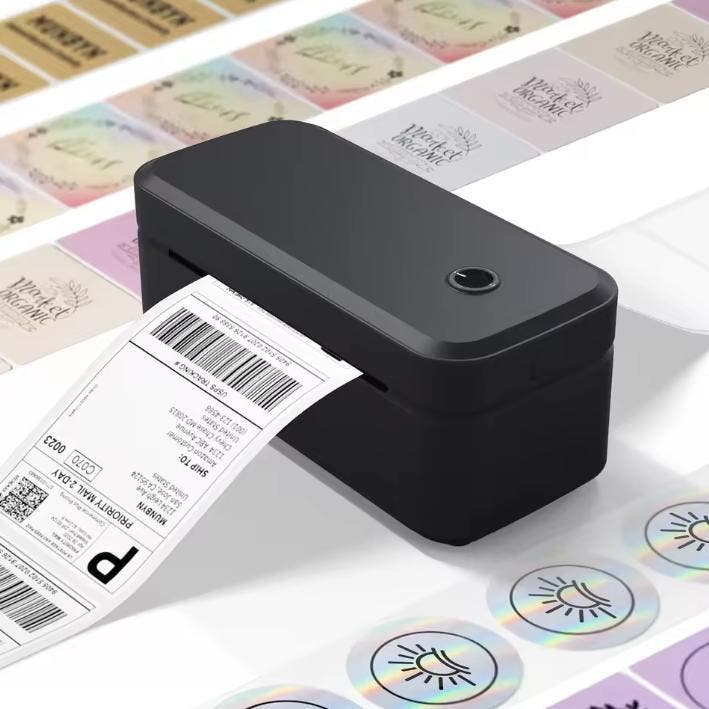 Draagbare Labelprinter 4x6 – Bluetooth Verzendprinter, Computers en Software, Printers, Nieuw, Verzenden