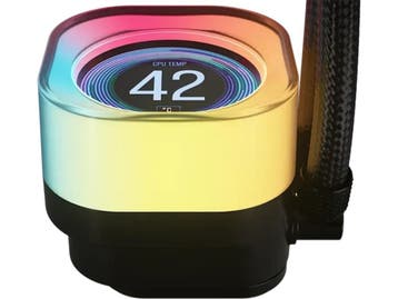 Corsair iCUE Link Titan RX - CPU-koeler 360mm - RGB LCD 2.1, Verzenden, Zo goed als nieuw