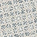 Keramische Portugese vloertegels 20x20 grijs met blauw bloem, Doe-het-zelf en Verbouw, Verzenden, Nieuw