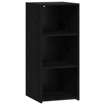 vidaXL Dressoir Zwart eiken 40 x 41 x 93 cm Bewerkt hout, Huis en Inrichting, Kasten | Dressoirs, Verzenden, Nieuw, Overige houtsoorten