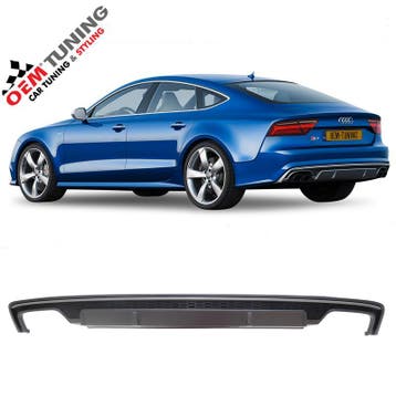 Diffuser voor A7 S7 | S-Style | 2014 – 2018 | S-LINE, Nieuw, Achter, Bumper, Audi